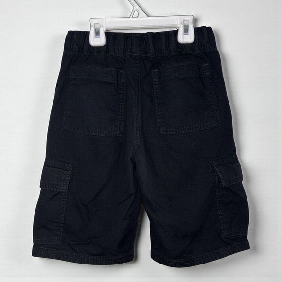 Children’s Place Kids black Cargo Shorts Size 12 - Picture 2 of 3
